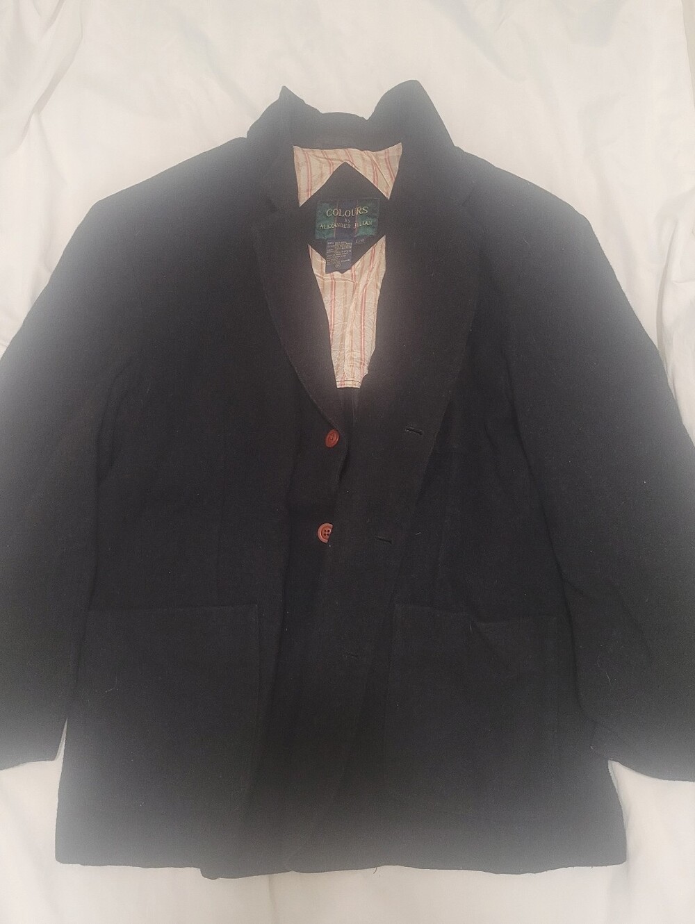 Alexander Julian Black Sport Coat Blazer